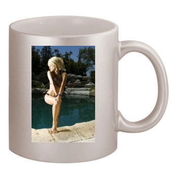 Holly Madison 11oz Metallic Silver Mug