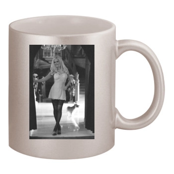 Holly Madison 11oz Metallic Silver Mug