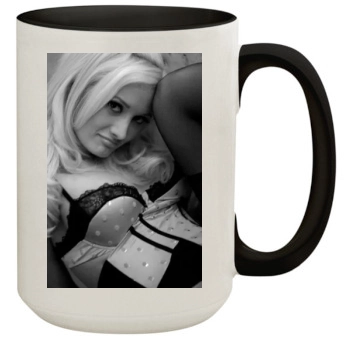 Holly Madison 15oz Colored Inner & Handle Mug