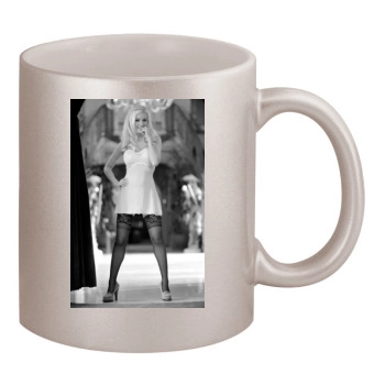 Holly Madison 11oz Metallic Silver Mug