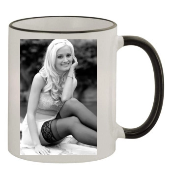 Holly Madison 11oz Colored Rim & Handle Mug