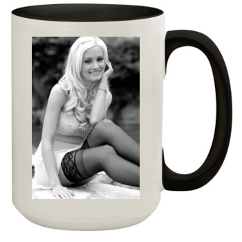 Holly Madison 15oz Colored Inner & Handle Mug