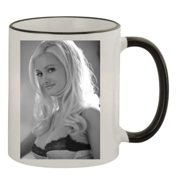 Holly Madison 11oz Colored Rim & Handle Mug