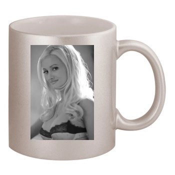 Holly Madison 11oz Metallic Silver Mug