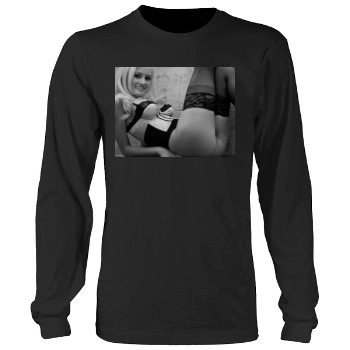 Holly Madison Men's Heavy Long Sleeve TShirt