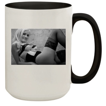 Holly Madison 15oz Colored Inner & Handle Mug