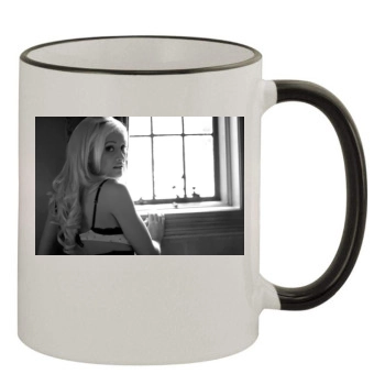 Holly Madison 11oz Colored Rim & Handle Mug