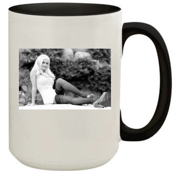 Holly Madison 15oz Colored Inner & Handle Mug