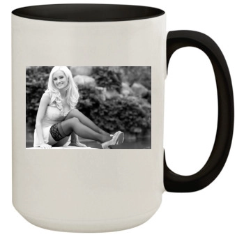 Holly Madison 15oz Colored Inner & Handle Mug