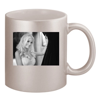 Holly Madison 11oz Metallic Silver Mug