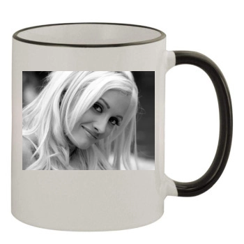 Holly Madison 11oz Colored Rim & Handle Mug