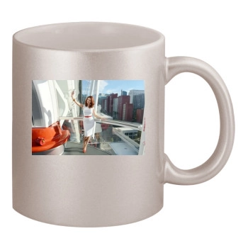 Holly Madison 11oz Metallic Silver Mug