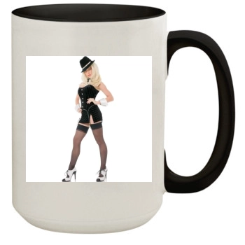 Holly Madison 15oz Colored Inner & Handle Mug