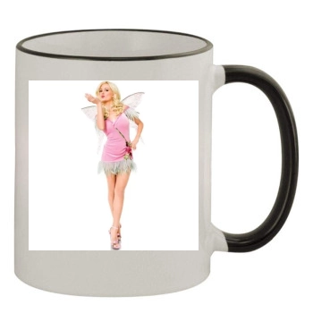 Holly Madison 11oz Colored Rim & Handle Mug