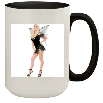 Holly Madison 15oz Colored Inner & Handle Mug