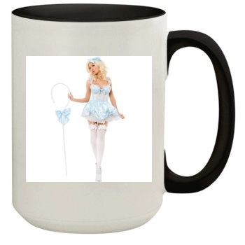 Holly Madison 15oz Colored Inner & Handle Mug