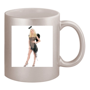 Holly Madison 11oz Metallic Silver Mug