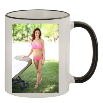 Holly Madison 11oz Colored Rim & Handle Mug