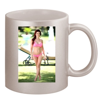 Holly Madison 11oz Metallic Silver Mug