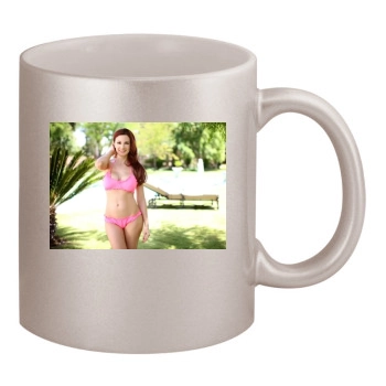 Holly Madison 11oz Metallic Silver Mug