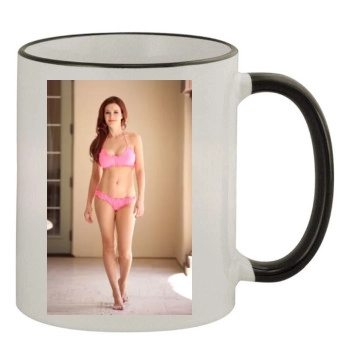 Holly Madison 11oz Colored Rim & Handle Mug