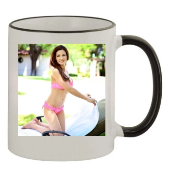 Holly Madison 11oz Colored Rim & Handle Mug