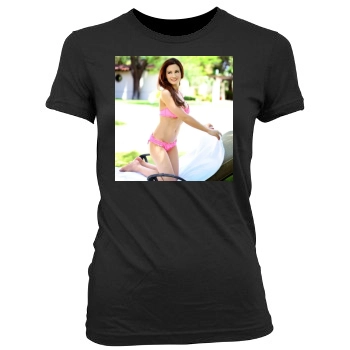 Holly Madison Women's Junior Cut Crewneck T-Shirt