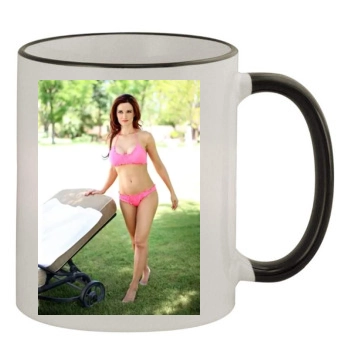 Holly Madison 11oz Colored Rim & Handle Mug