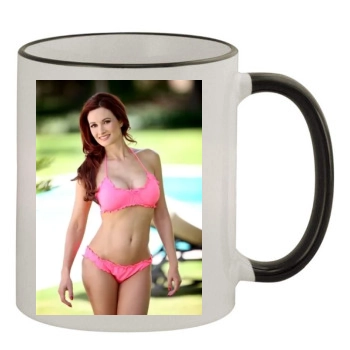 Holly Madison 11oz Colored Rim & Handle Mug