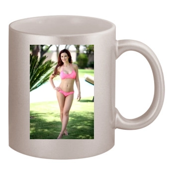 Holly Madison 11oz Metallic Silver Mug