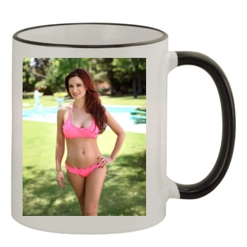 Holly Madison 11oz Colored Rim & Handle Mug