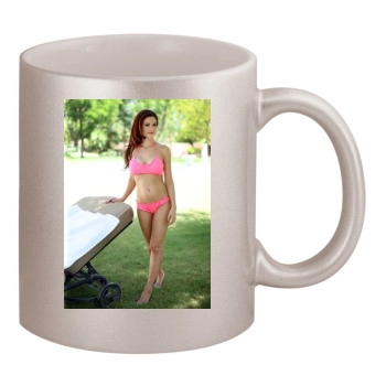 Holly Madison 11oz Metallic Silver Mug