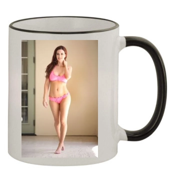 Holly Madison 11oz Colored Rim & Handle Mug