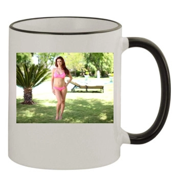 Holly Madison 11oz Colored Rim & Handle Mug