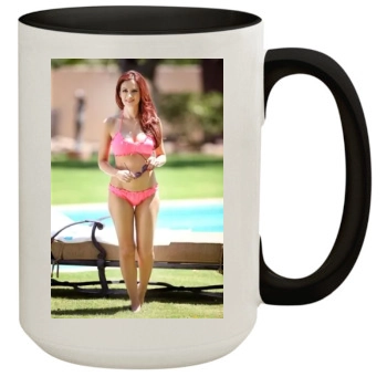 Holly Madison 15oz Colored Inner & Handle Mug