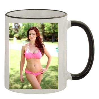 Holly Madison 11oz Colored Rim & Handle Mug