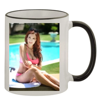 Holly Madison 11oz Colored Rim & Handle Mug