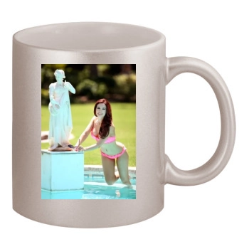 Holly Madison 11oz Metallic Silver Mug