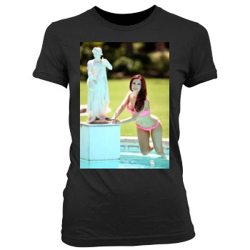 Holly Madison Women's Junior Cut Crewneck T-Shirt