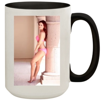 Holly Madison 15oz Colored Inner & Handle Mug