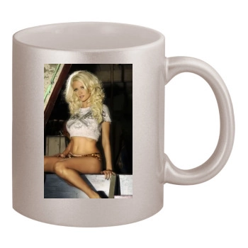 Holly Madison 11oz Metallic Silver Mug