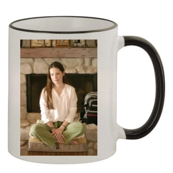 Holly Marie Combs 11oz Colored Rim & Handle Mug