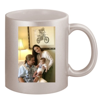 Holly Marie Combs 11oz Metallic Silver Mug