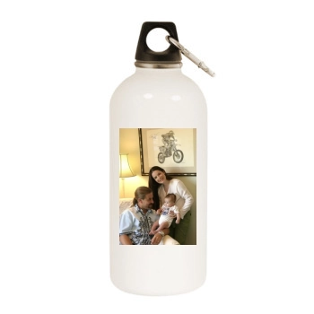 Holly Marie Combs White Water Bottle With Carabiner