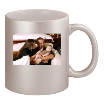 Holly Marie Combs 11oz Metallic Silver Mug