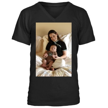 Holly Marie Combs Men's V-Neck T-Shirt