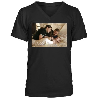 Holly Marie Combs Men's V-Neck T-Shirt