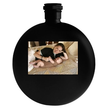 Holly Marie Combs Round Flask