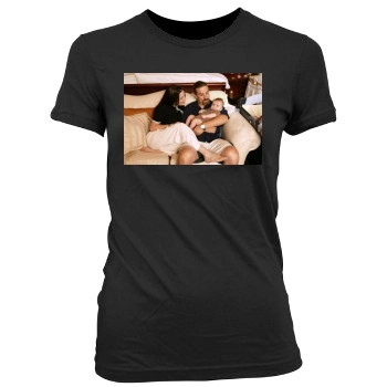 Holly Marie Combs Women's Junior Cut Crewneck T-Shirt