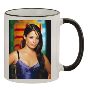 Holly Marie Combs 11oz Colored Rim & Handle Mug